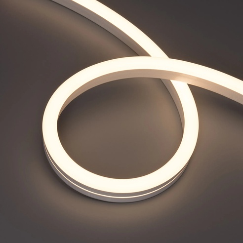 Лента герметичная HALO-SIDE-A160-15x25mm 24V Warm3000 (10 W/m, IP67, 5m, wire x1) (Arlight, Вывод боковой, 3 года)