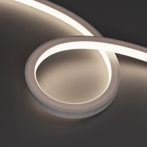 Лента герметичная NOVA-TOP-PU-A120-16x15mm 24V Day4000 (10 W/m, IP68, 5m, wire x2) (Arlight, Полиуретан)