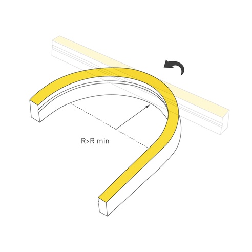 Лента светодиодная герметичная MOONLIGHT-SIDE-T-M196-03x06mm 24V Warm2700 (7.2 W/m, IP54, 2216, 5m, wire x2) (Arlight, Вывод прямой, 3 года)