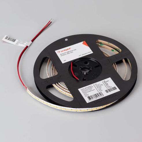 Лента светодиодная RT-A280-8mm 24V Warm3500 (10 W/m, IP20, 5m) (Arlight, -)