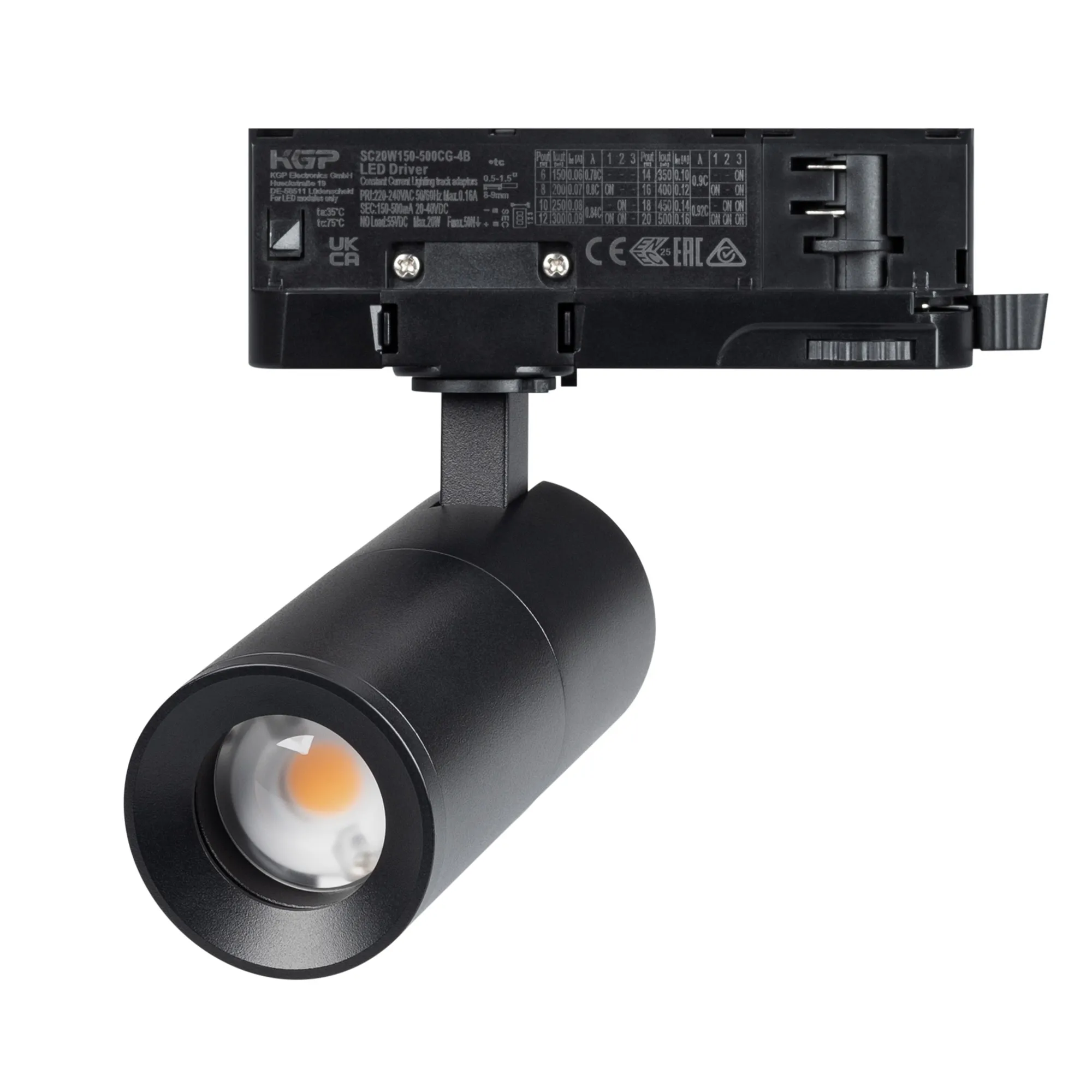 Светильник LGD-ARTEMIS-TRACK-4TR-R55-12W Warm2700 (BK, 8-80 deg, 230V) (Arlight, IP20 Металл, 5 лет)