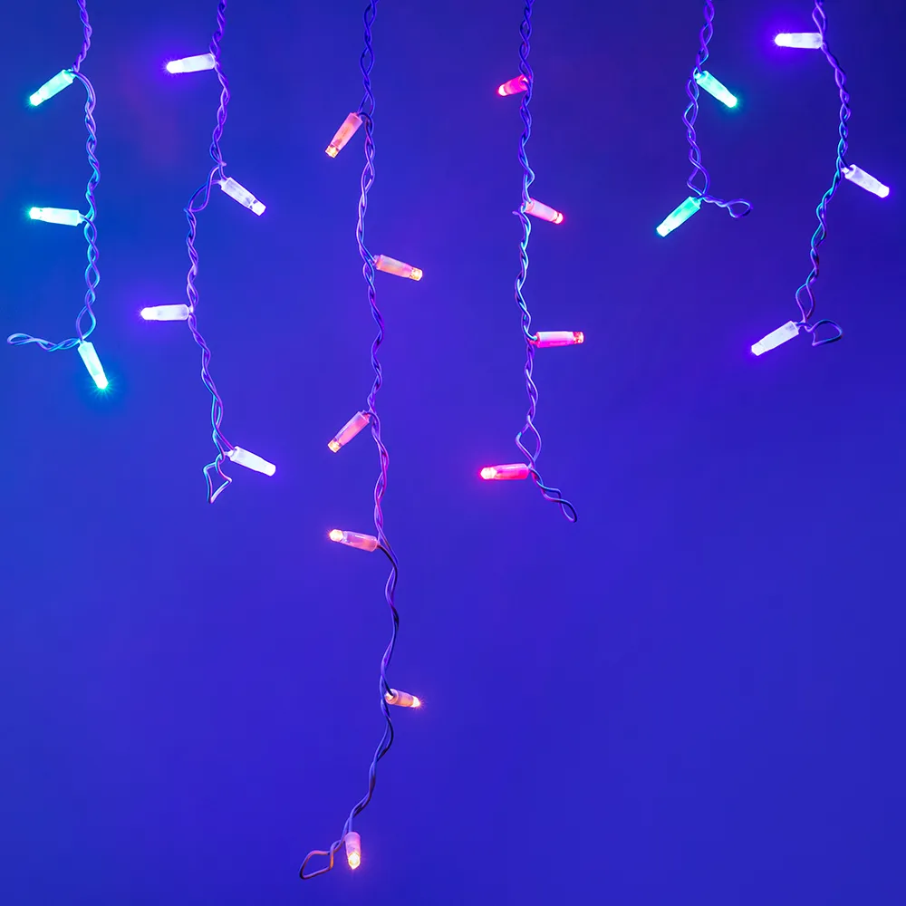 Светодиодная гирлянда ARD-EDGE-CLASSIC-2400x600-WHITE-88LED-LIVE RGB (230V, 6W) (Ardecoled, IP65) - изображение товара