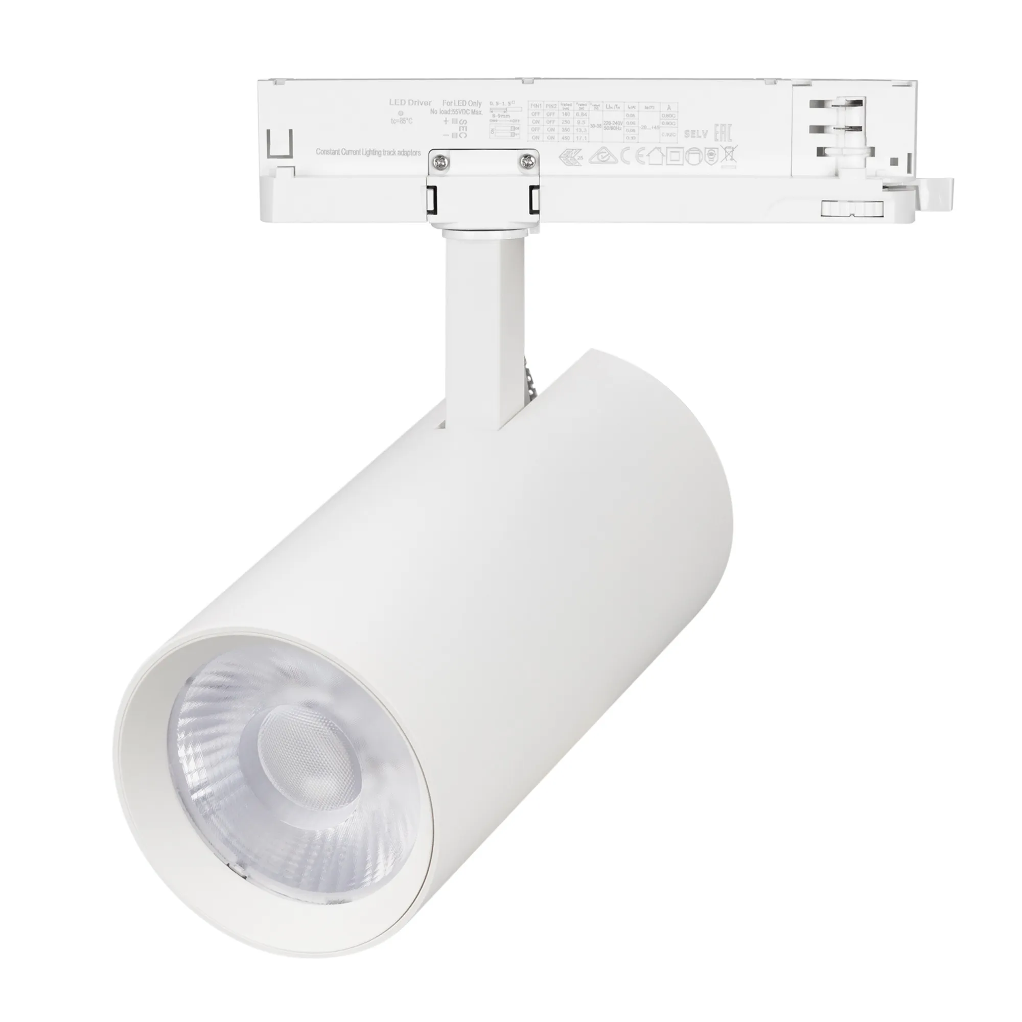 Светильник LGD-GERA-4TR-R90-40W Warm3000 (WH, 36 deg, 230V, DALI) (Arlight, IP20 Металл, 5 лет)