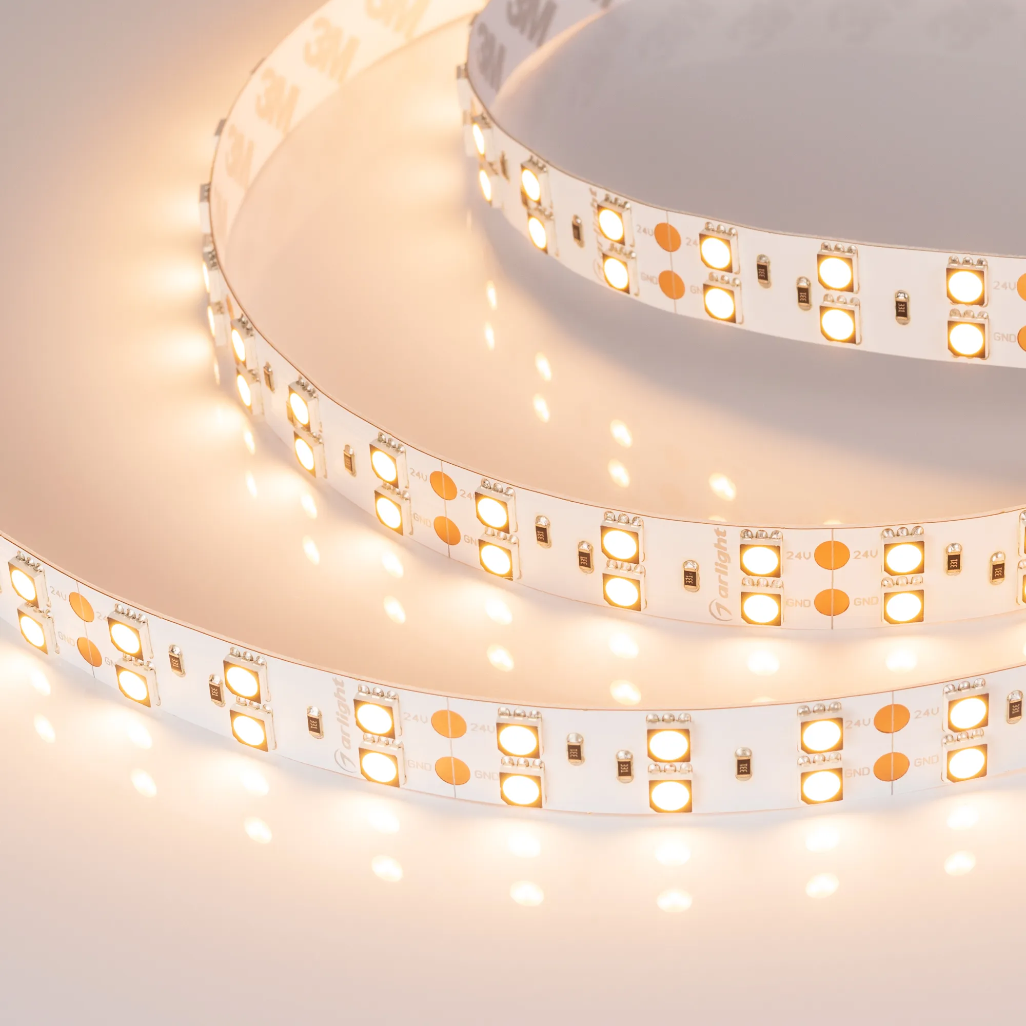 Лента RT-B120-15mm 24V Warm3000 CRI98 (28.8 W/m, IP20, 5m) (Arlight, Открытый) - изображение товара