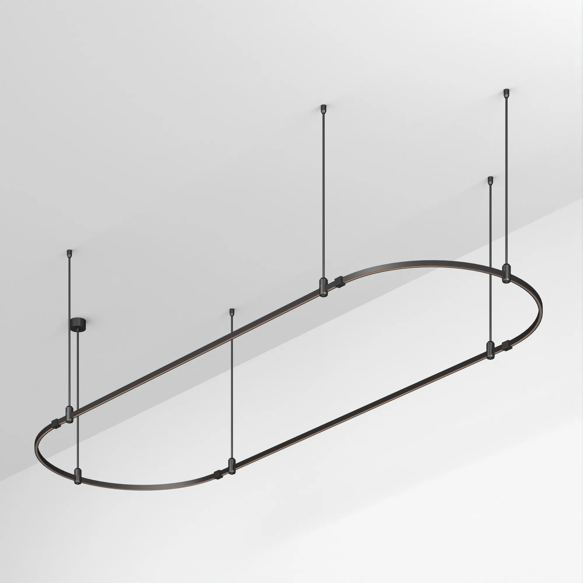 Трек ART-APRIORI-OVAL-ROD-800-3000x1000 (BK) (Arlight, IP20 Металл, 3 года) - изображение товара