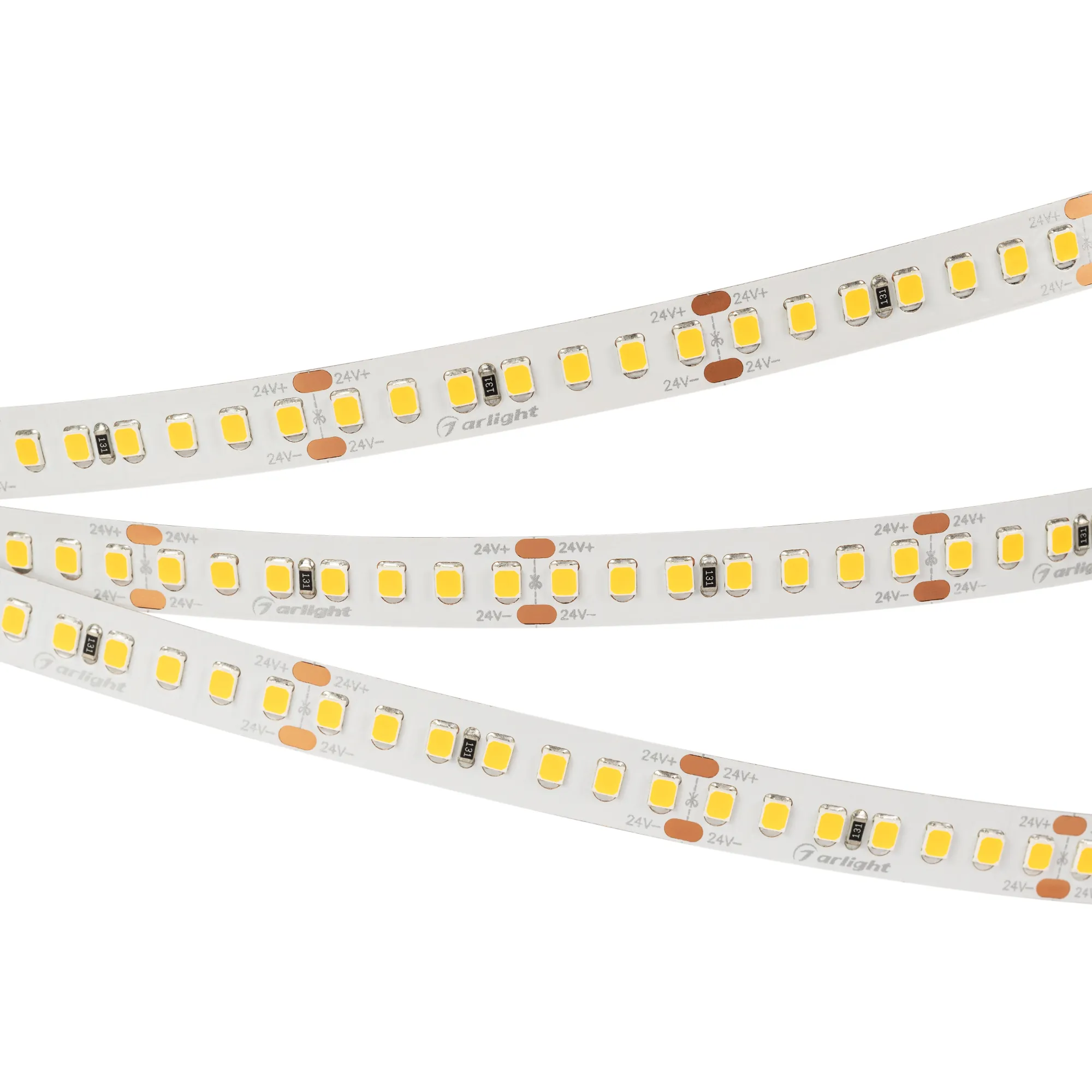 Лента светодиодная RT 2-5000 24V Day4000 3x (2835, 840 LED, LUX) (Arlight, 17 Вт/м, IP20)