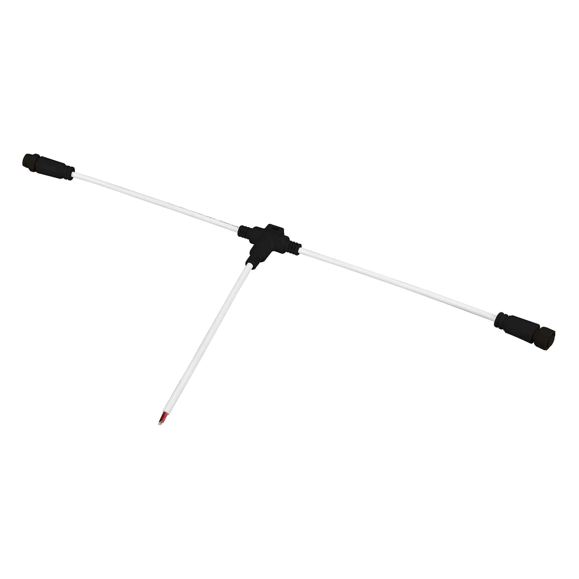 Коннектор питания ARL-MOONLIGHT-SPI/DMX-CON-POWER-T-MID-WIRE-BLK (Arlight, IP67 Пластик, 3 года) - изображение товара