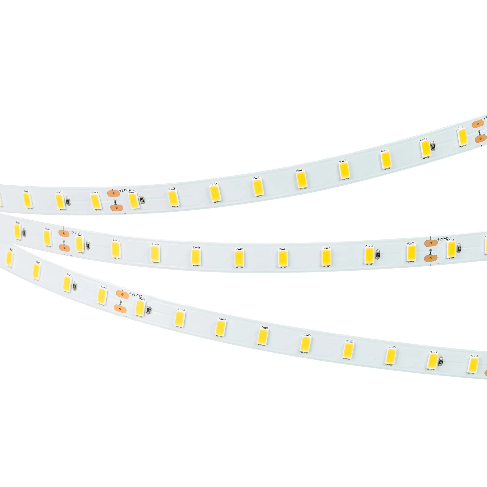 Лента светодиодная ULTRA-C72-10mm 24V Warm3000 (7.2 W/m, IP20, 5630, 5m) (Arlight, высок.эфф.200 лм/Вт) - изображение товара