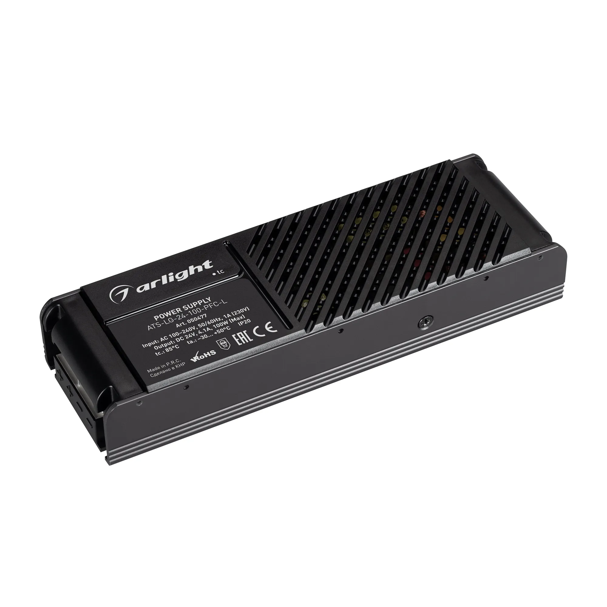 Блок питания ATS-LG-24-100-PFC-L (24V, 4.1A, 100W) (Arlight, IP20 Сетка, 5 лет) - изображение товара